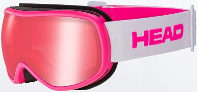 Превью Горнолыжная маска для пасмурной и снежной погоды Маска горнолыжная HEAD Ninja Pink/Red (395430)